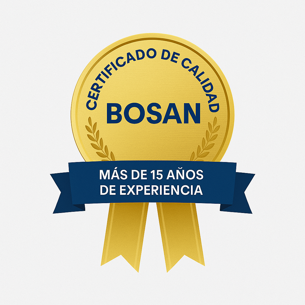 Certificaciones de calidad BOSAN S.L.